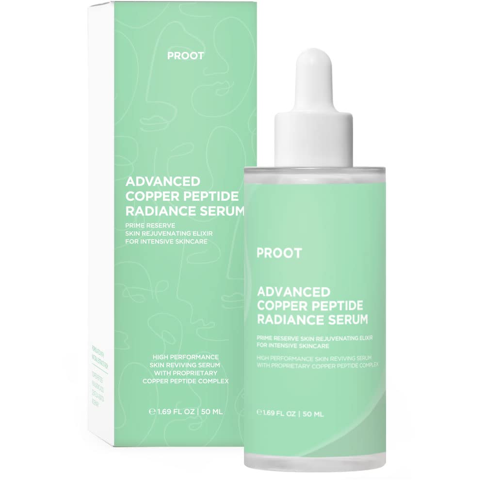 Copper Peptides Serum for Face | Advanced Copper Peptides Serum for Face | Peptides Serum For Face | Copper Peptides Night Serum with High Concentrate of Copper Peptides and Hyaluronic Acid | Copper P