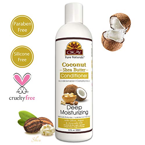 OKAY OKAY-COCOSHEAC12 12 oz 355 ml Coconut Conditioner with Shea