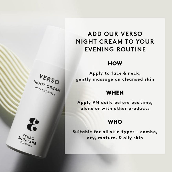 Verso Skincare Night Cream 1.69 Oz