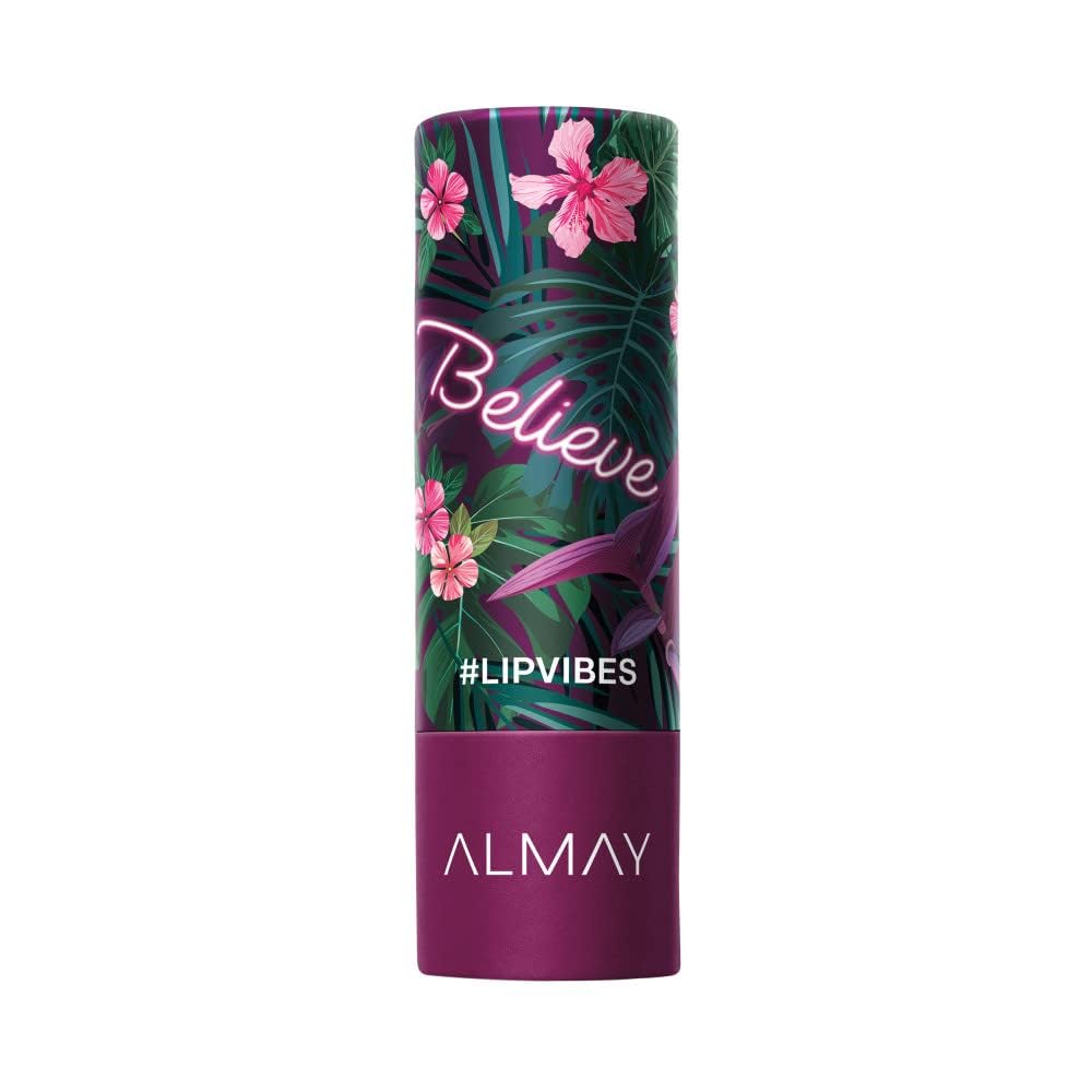 Almay Lip Vibes, Believe, 0.14 oz, cream lipstick (280)