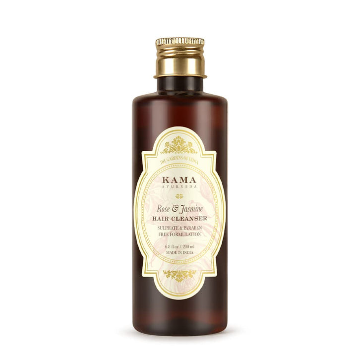 Kama Ayurveda Rose & Jasmine Hair Cleanser with Hibiscus, 200ml