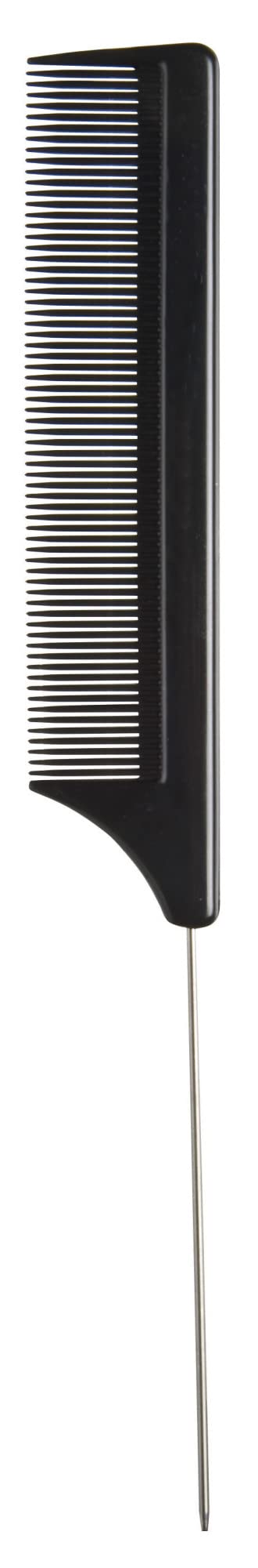 Diane Pin Tail Comb Dozen, Black, 8.25 Inch