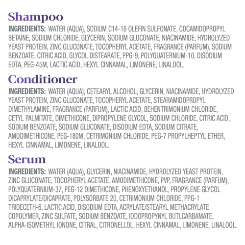 Dove Scalp + Hair Therapy Set – Clarifying Shampoo, Strengthening Conditioner + Fullness Restore Scalp Serum for Volumizing & Reviving Fine Hair (3 Piece Set)