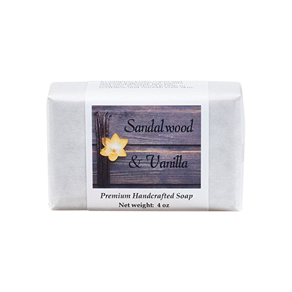 Sandalwood & Vanilla Soap - 4 oz bar by MoonDance Soaps & More