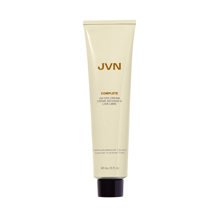 JVN No Heat Air Dry Cream, Hair Styling Cream - 5 Fluid Ounces, Smoothens and Defines Hair, Sulfate-Free, Curl Enhancing, Moisturizing, Smoothening, UV Protection for All Hair Types