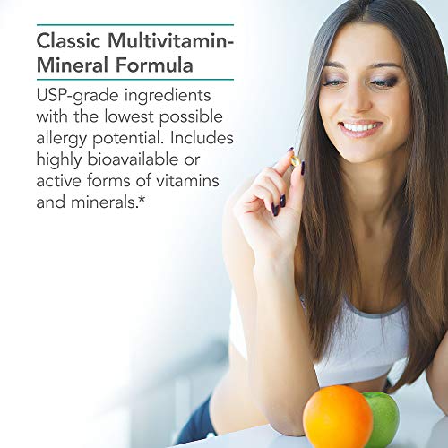 Nutricology Multi-Vi-Min Supplement - Multivitamin for Men & Women, with Iron, Daily Vitamins, for Adults, High Potency, Bioavailable, Vegetarian Capsules - 150 Count