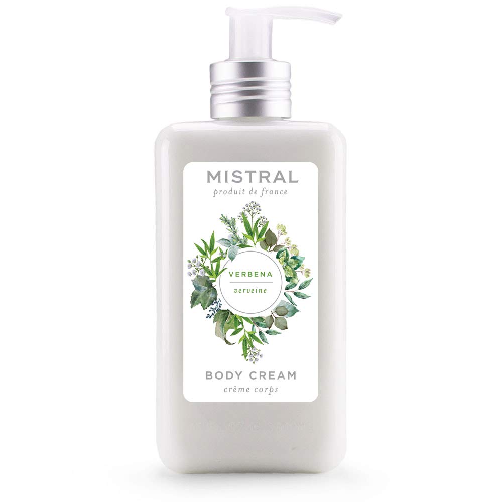 Mistral French Verbena Organic Shea & Olive Body Cream 10 FL Oz