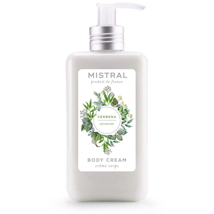 Mistral French Verbena Organic Shea & Olive Body Cream 10 FL Oz