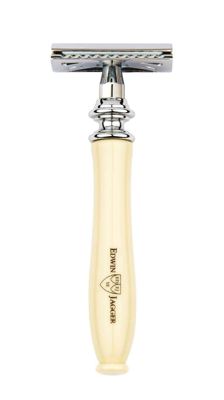 Edwin Jagger Imitation Ivory Chatsworth Safety Razor