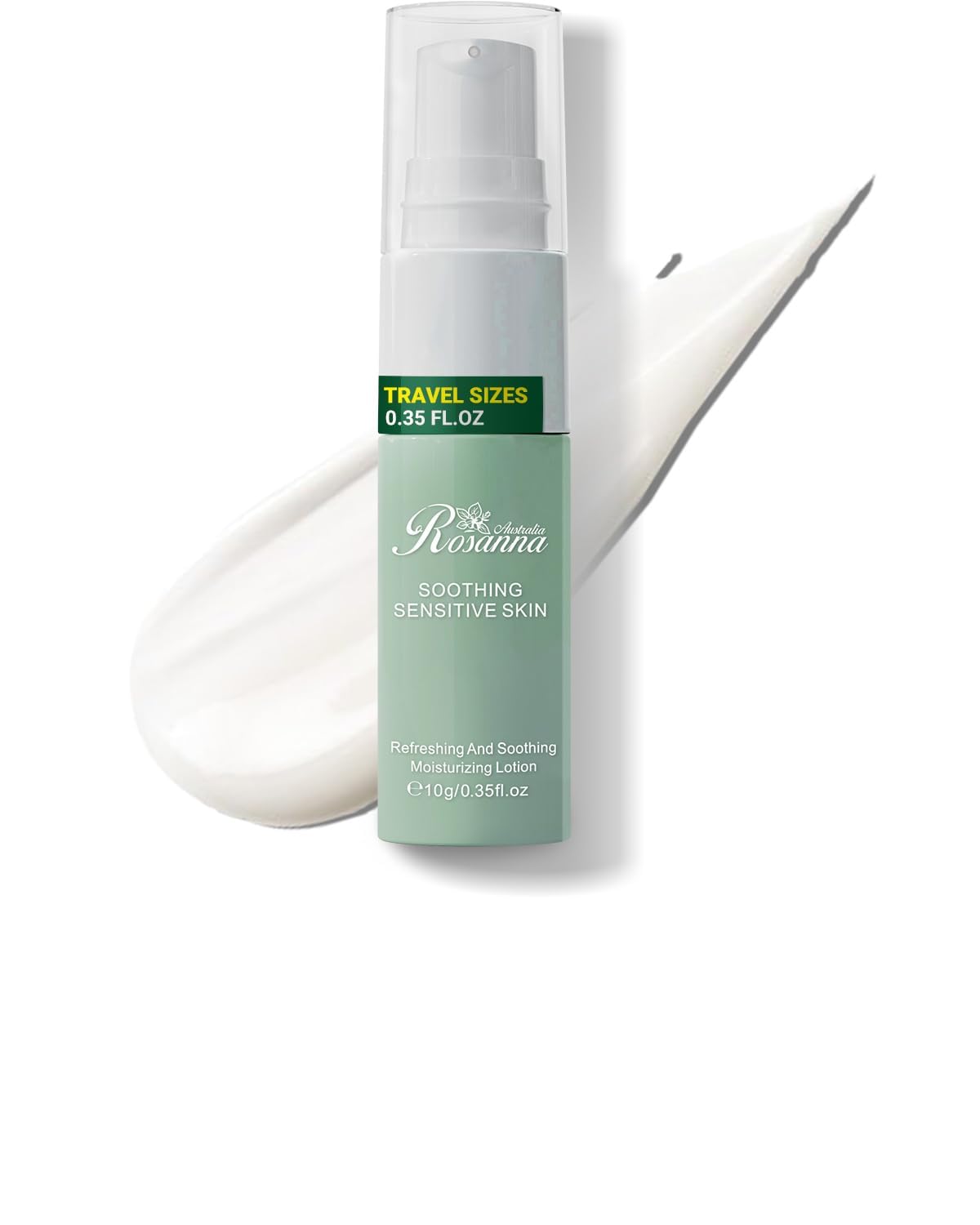 larosanna Travel Size Moisturizing Lotion for Sensitive Skin Made in Australia,Skin Care Ideal for Redness and Dryness Relief,Face Moisturizer with Gentian Root Extract,0.35 fl oz