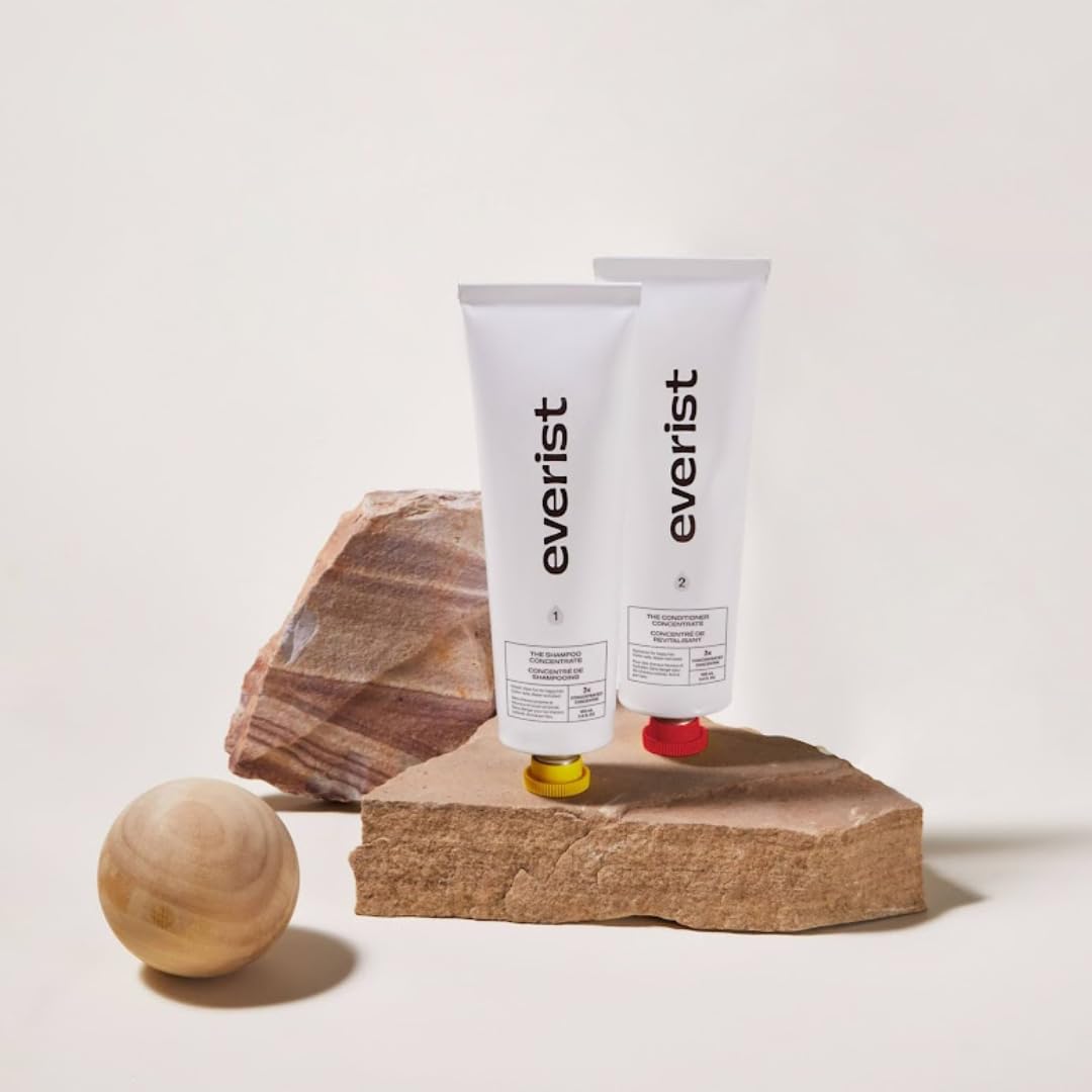 Everist The Haircare Meets Skincare Set, Deep Hydration and Smoothing, Plant-based, Color-safe, 50+ Uses, 3.4 fl oz Each