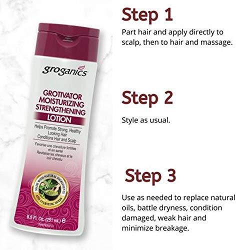 Groganics Dht Grotivator Lotion 8oz