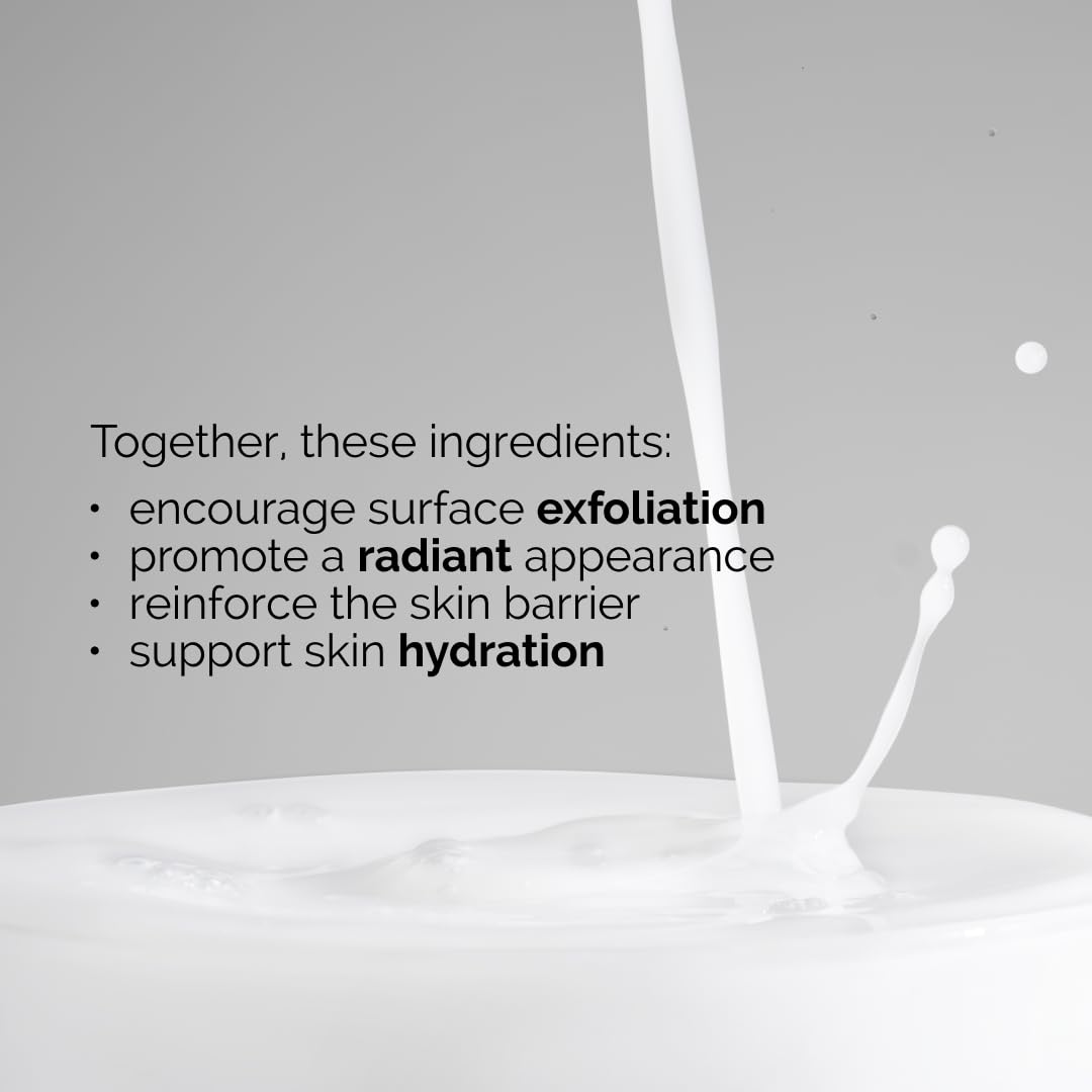 The Ordinary Saccharomyces Ferment 30% Milky Toner, Exfoliating and Hydrating Toner for Smoother, Brighter Skin, 3.4 Fl Oz