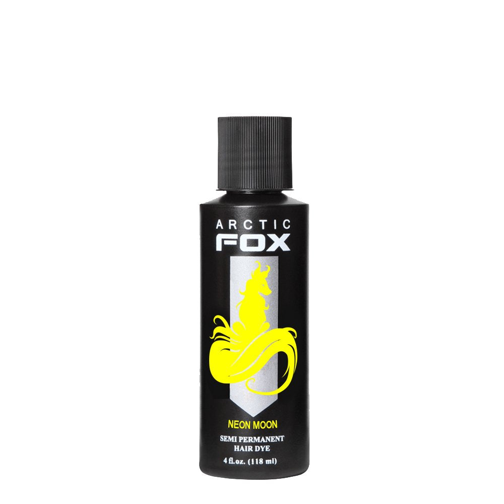 ARCTIC FOX Vegan and Cruelty-Free Semi-Permanent Hair Color Dye (4 Fl Oz, NEON MOON)