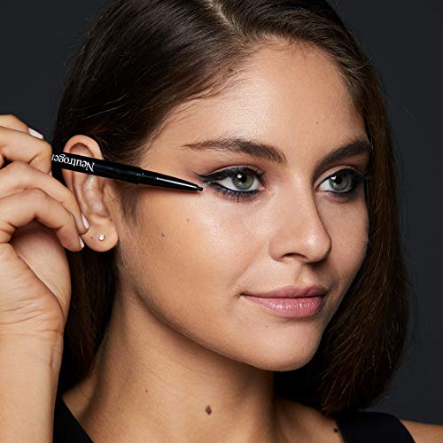 Neutrogena Intense Gel Eyeliner with Antioxidant Vitamin E, Smudge- & Water-Resistant Eyeliner Makeup for Precision Application, Dark Brown, 0.004 oz