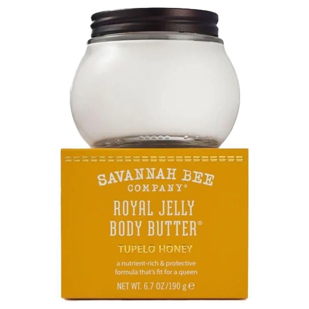 Savannah Bee Tupelo Honey Royal Jelly Body Butter 6.7 Oz | Pack of 1