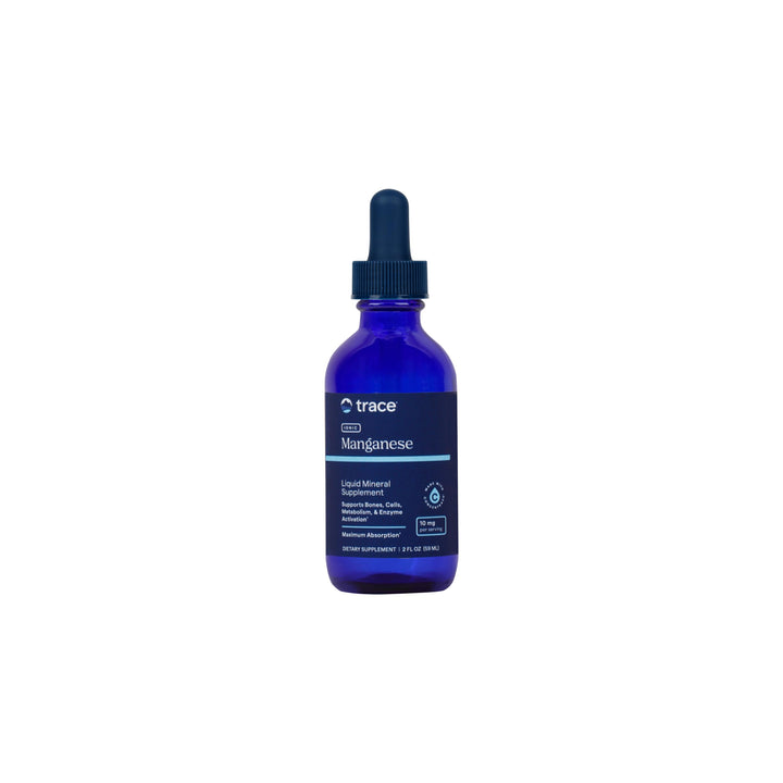 Trace Minerals Ionic Manganese - Liquid Supplement to Support Bone Strength & Growth - Cellular Health Support Supplement to Aid Enzyme Activation & Antioxidant Function - 2 fl oz (About 48 Servings)
