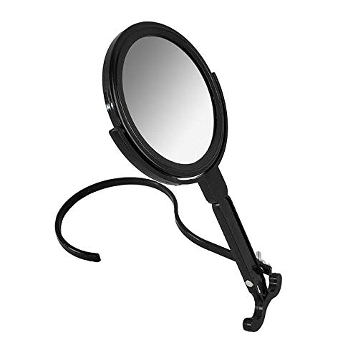 Rucci Neck Mirror, Black, M626 5X/1X