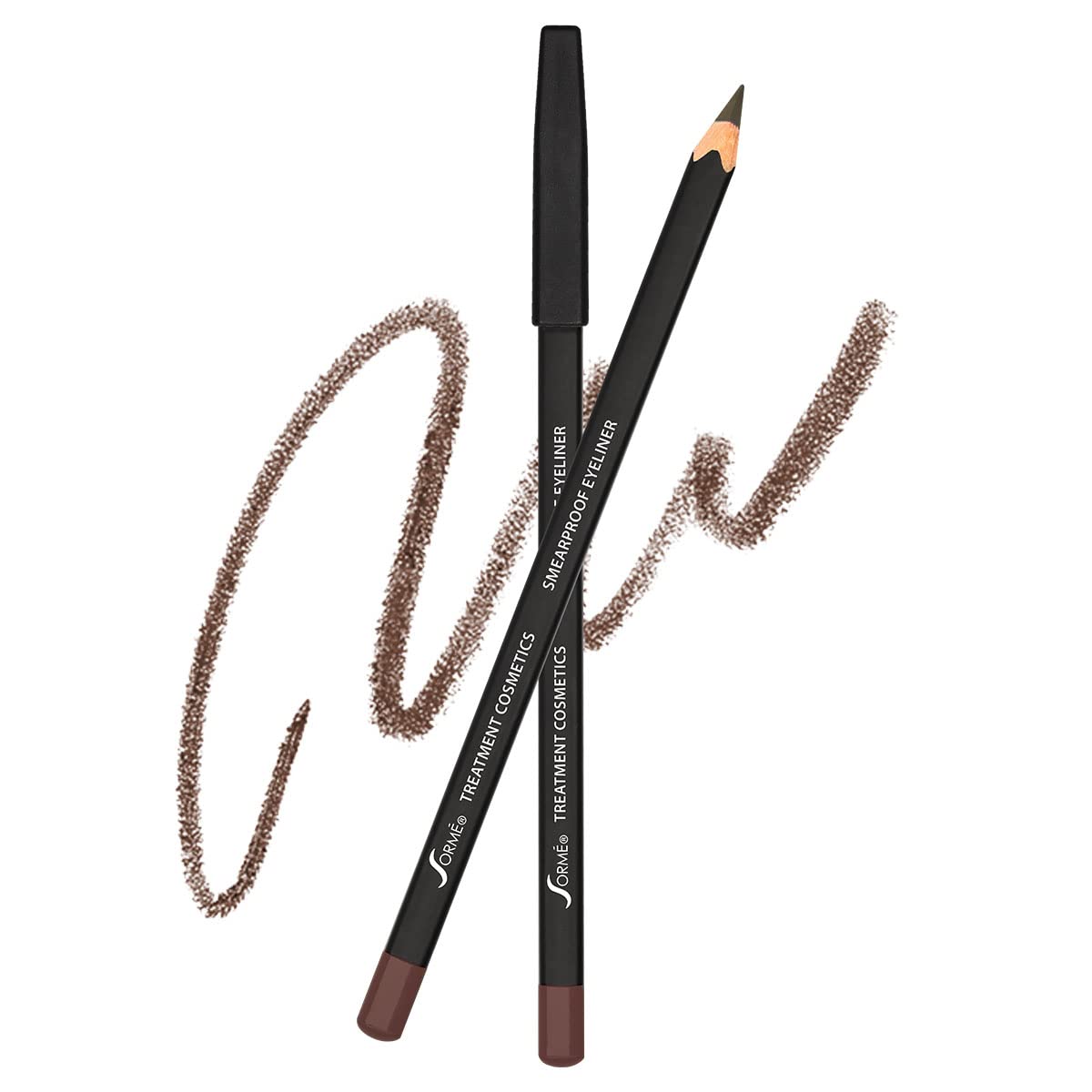Sorme Cosmetics Waterproof Smear Proof Eyeliner, Brown, 0.06 Ounce