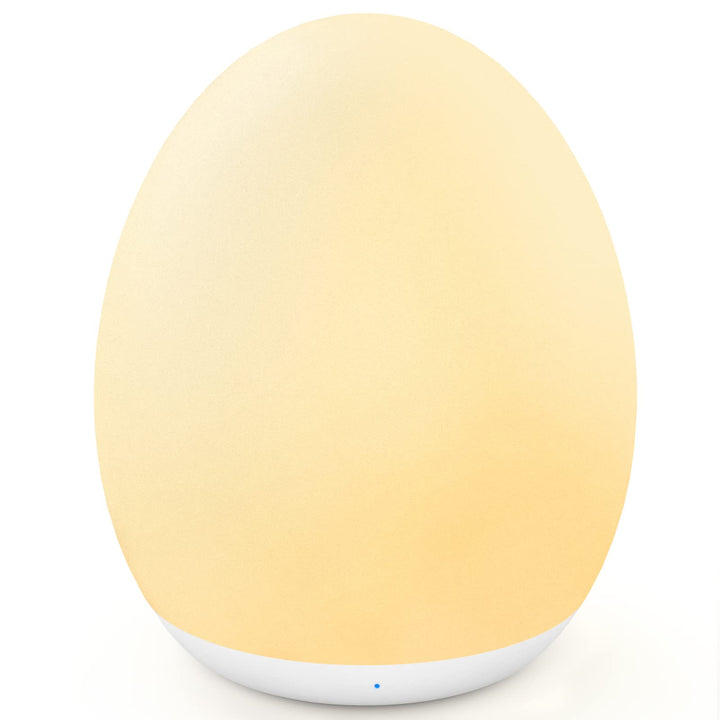 MediAcous Night Light for Kids, Egg Light for Nursery, 7 Colors Changing & Stepless Dimming, Soft Silicone Touch Night Lamp with 1 Hour Timer, Rechargeable Nursery Night for Breastfeeding