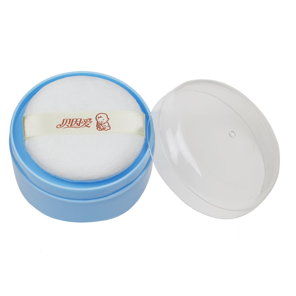 HSOMiD Body Powder Case/Powder Puff Kit