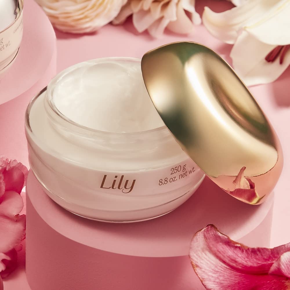 O Boticario Lily Cream Satin Body Moisturizer [Lily Creme Acetinado Hidratante Corporal] 250g