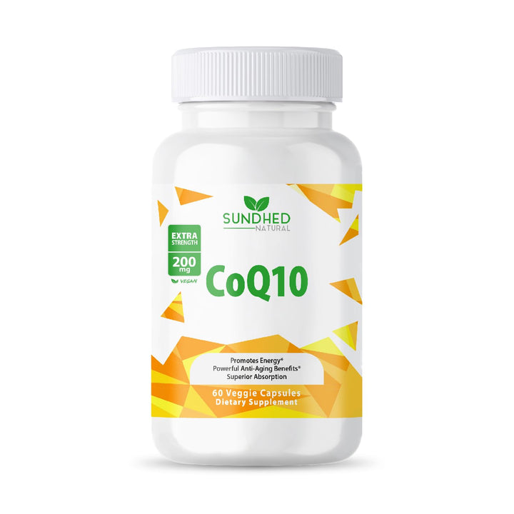 CoQ10 200mg Vegan, Ultra CoQ10 - Ultra High Absorption Coenzyme Q10 Supplements - Antioxidant Supplement for Vascular and Heart Health, Fertility & Energy Production - 2 Month Supply - 60 Count