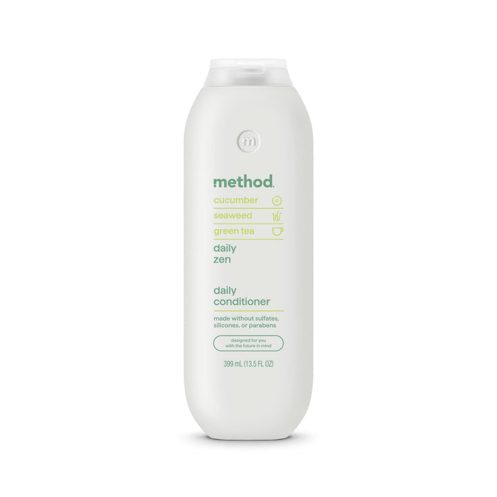 Method Everyday Conditioner, Daily Zen with Cucumber, Green Tea, and Seaweed Scent Notes, Paraben and Sulfate Free, 13.5 oz (Pack of 1)