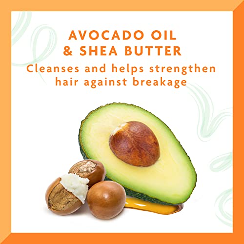 Cantu Avocado Hydrating Sulfate-free Shampoo with Pure Shea Butter, 13.5 oz (Pack of 2)