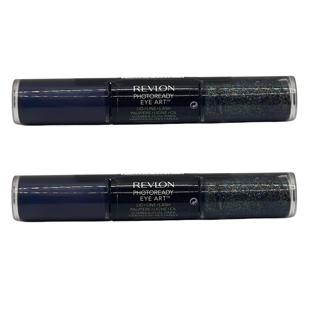 Pack of 2 Revlon PhotoReady Eye Art™ Lid + Line + Lash, Midnight Glitz 120
