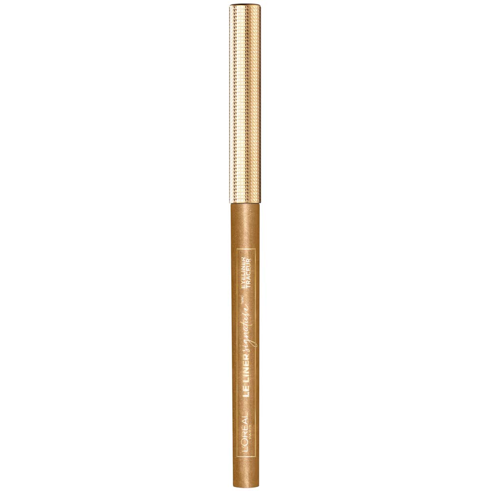 L’Oréal Paris Makeup Le Liner Signature Mechanical Eyeliner, Easy-Glide, Smudge Resistant, Bold Color, Long Lasting, Waterproof Eyeliner, Gold Velvet, 0.011 oz., 1 count