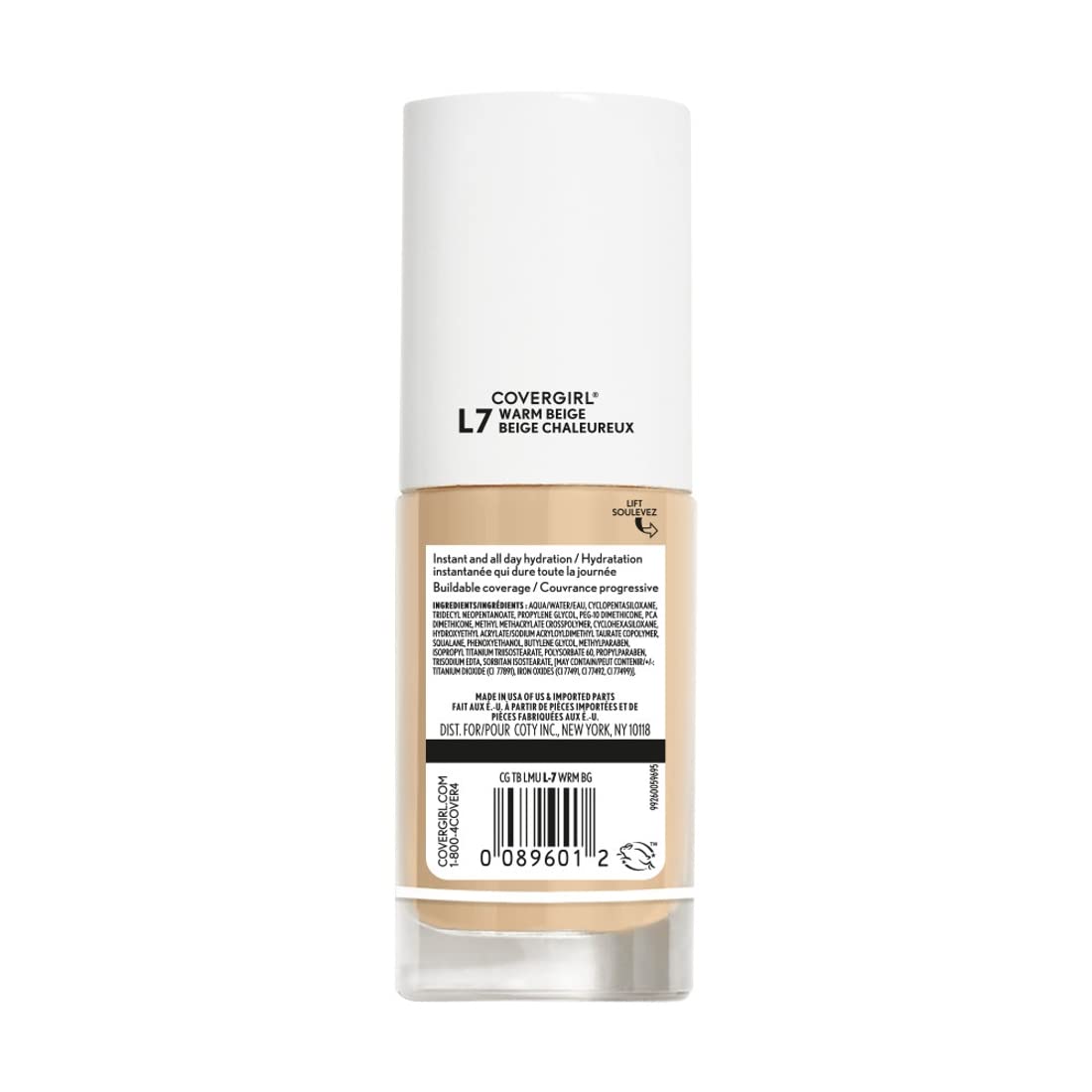 COVERGIRL Trublend Liquid Makeup Warm Beige L7 1 Fl Oz, 1.000-Fluid Ounce