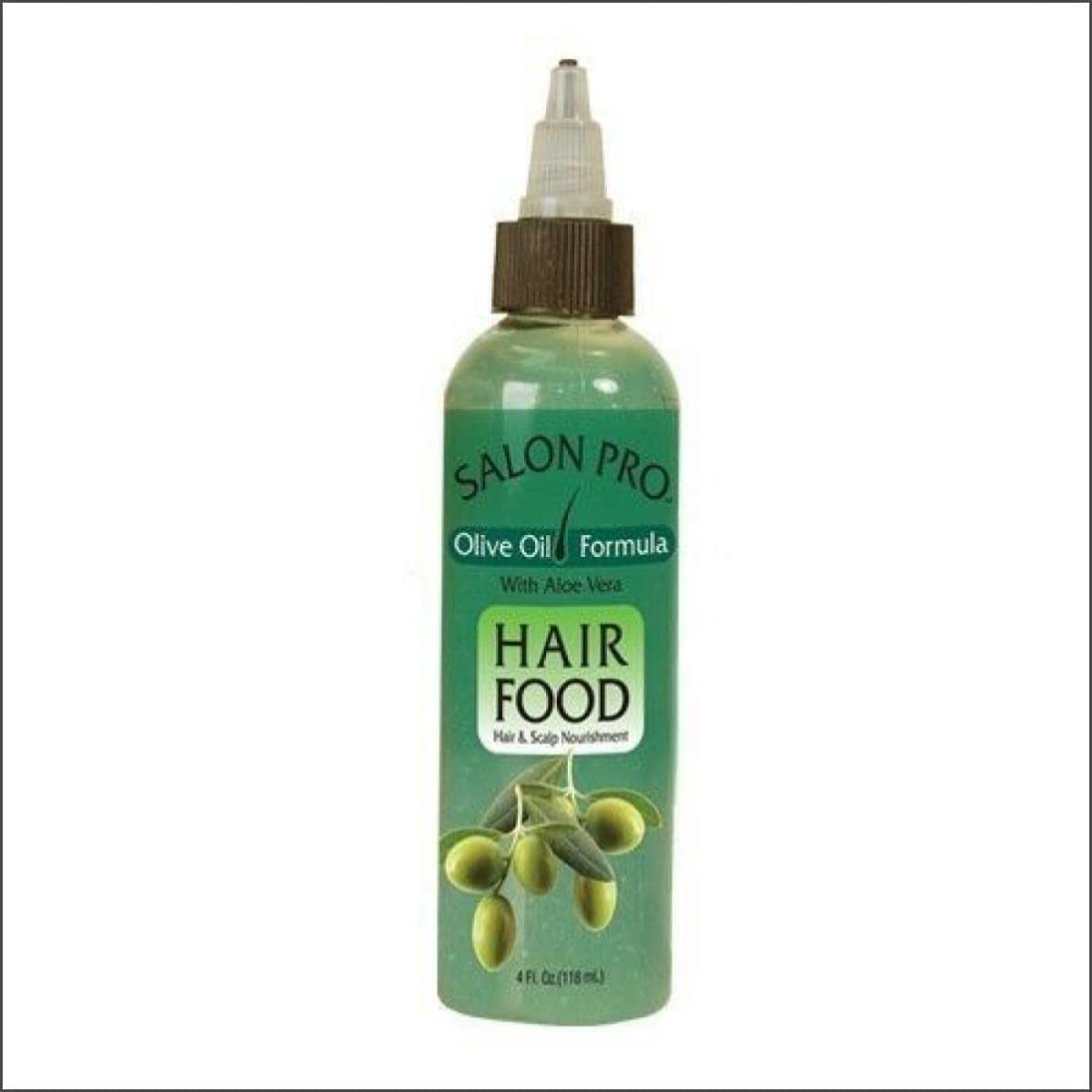 Salon Pro Hair Food Coconut Oil with Almond & Olive Oil 4oz by SALON PRO
