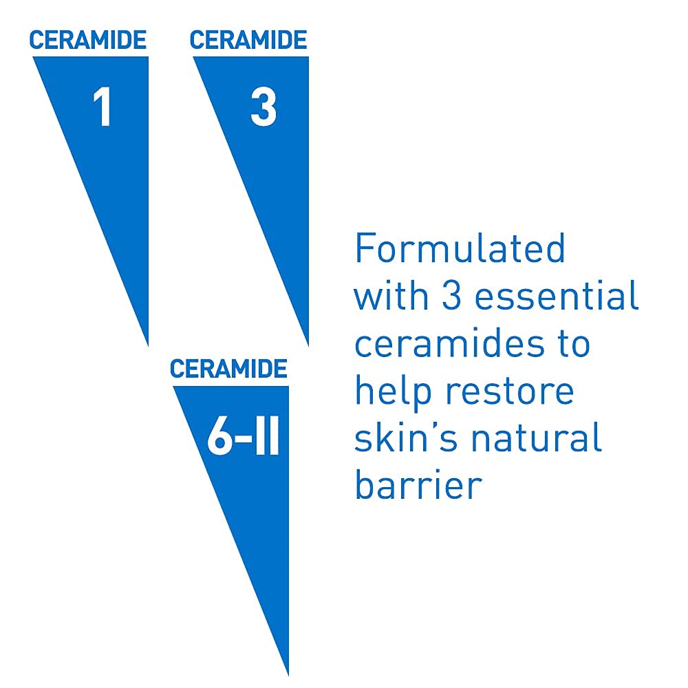 CeraVe Moisturizing Lotion for Itch Relief | 8 Ounce | Dry Skin Itch Relief Lotion with Pramoxine Hydrochloride | Fragrance Free (Pack of 3)