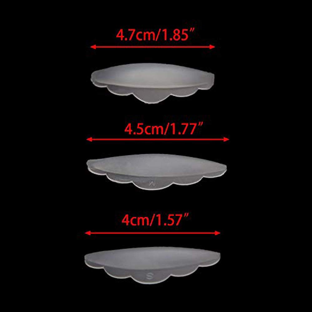 12pcs Silicone Eyelash Perming Curler, Lash Lift Rods Makeup Beauty Tool,Makeup Utensil Reusable Lash Lifting Shield Pads Supplies