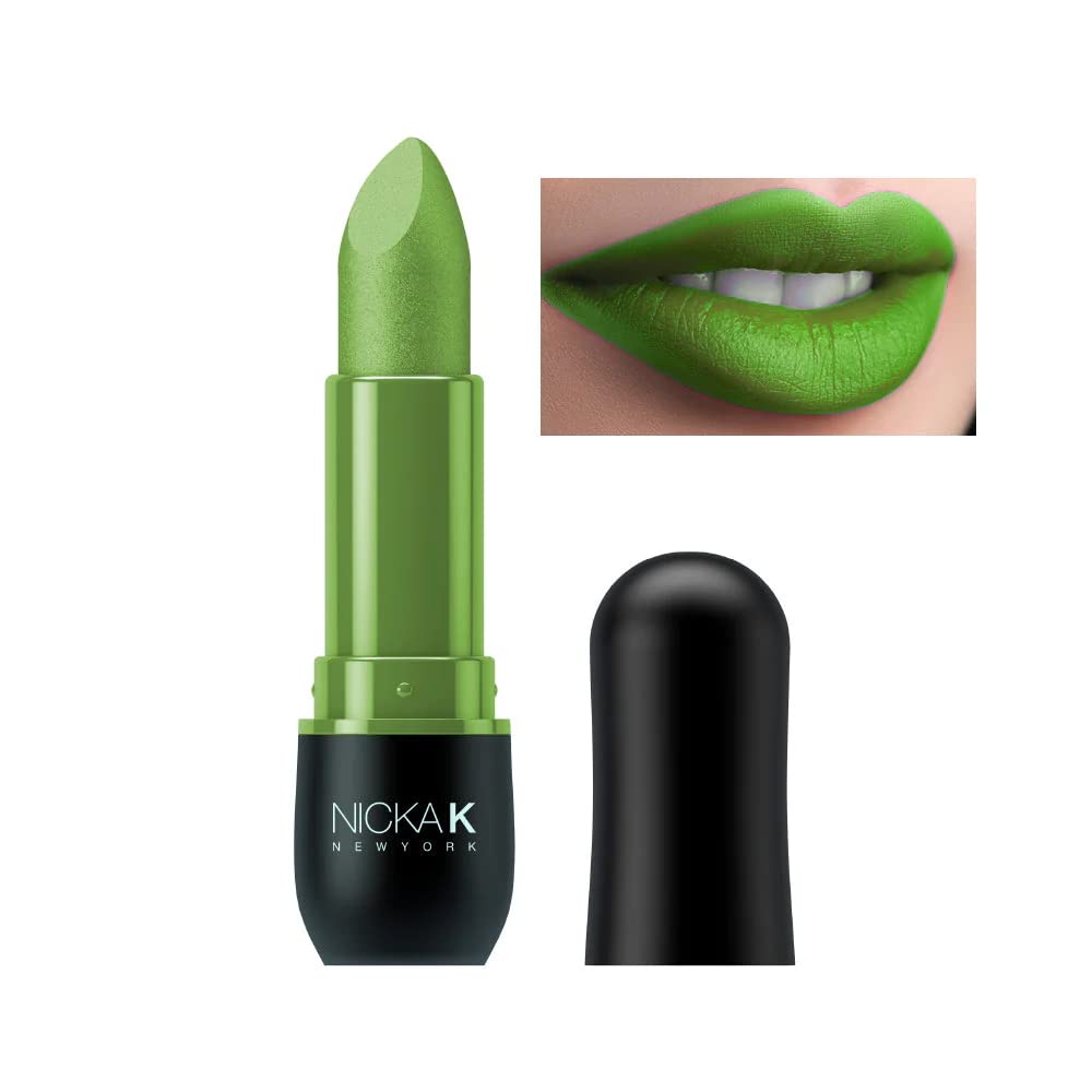 Nicka K Matte Lipstick, Lime, 3.5g