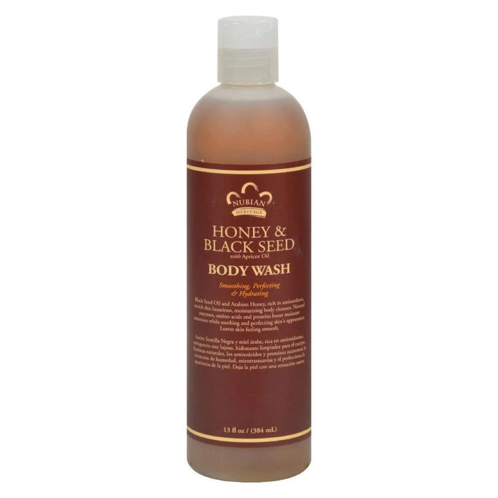 Nubian Heritage Body Wash, Honey and Black Seed, 13 Fluid Ounce by Nubian Heritage