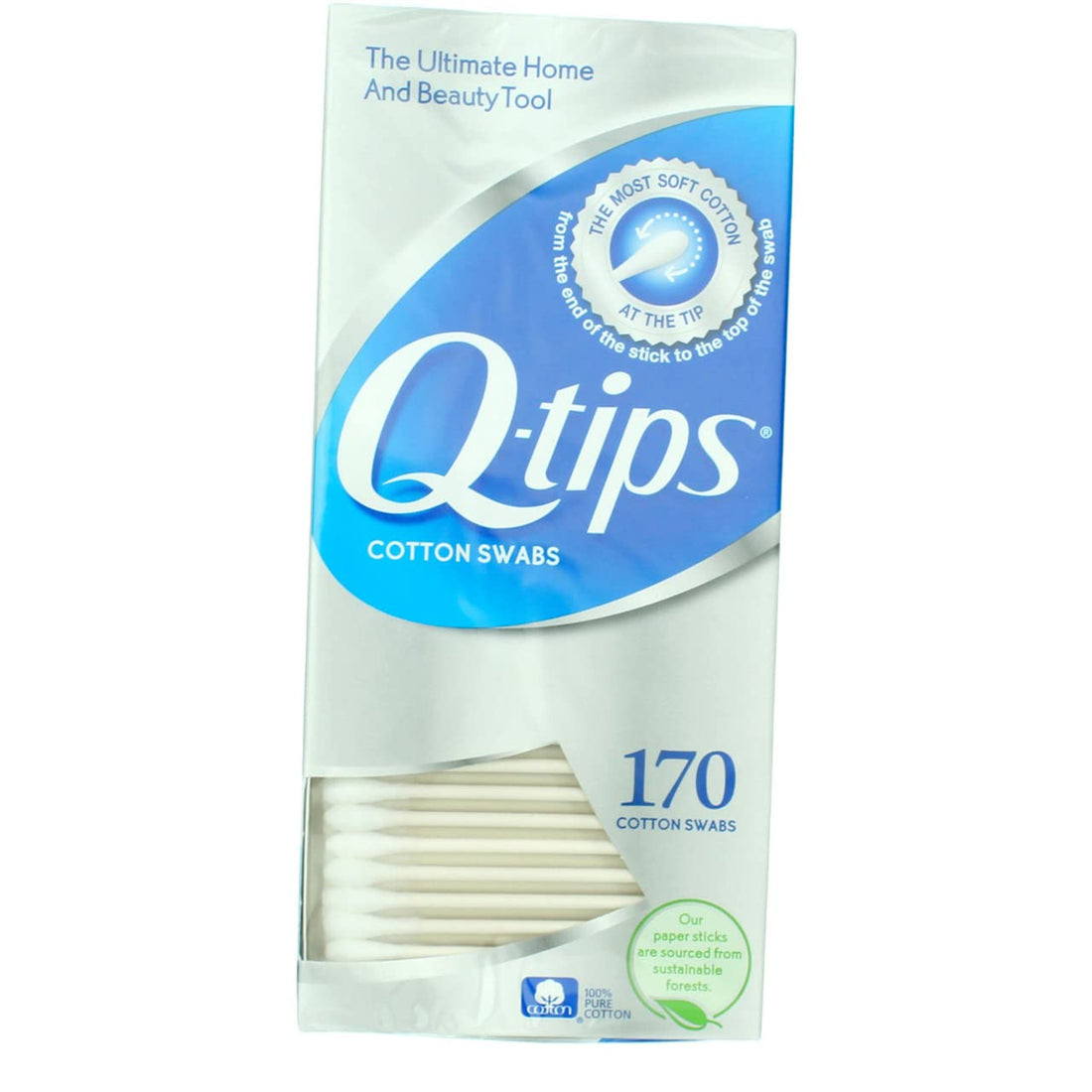 Q-Tips Qtips Cotton Swabs 170Ct.