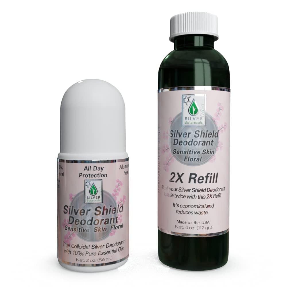 Silver Shield Deodorant - Sensitive Skin Formula - Floral Scent