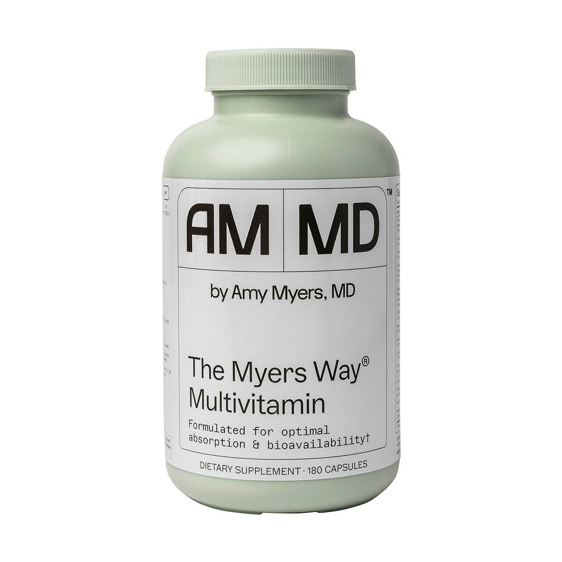 Amy Myers MD Multivitamin for Women and Men, Immune and Thyroid Support, Stress Relief - Activated B Vitamins, Zinc, Selenium, Iodine - Rich in Nutrients and Minerals, Increase Energy Levels 180 Caps