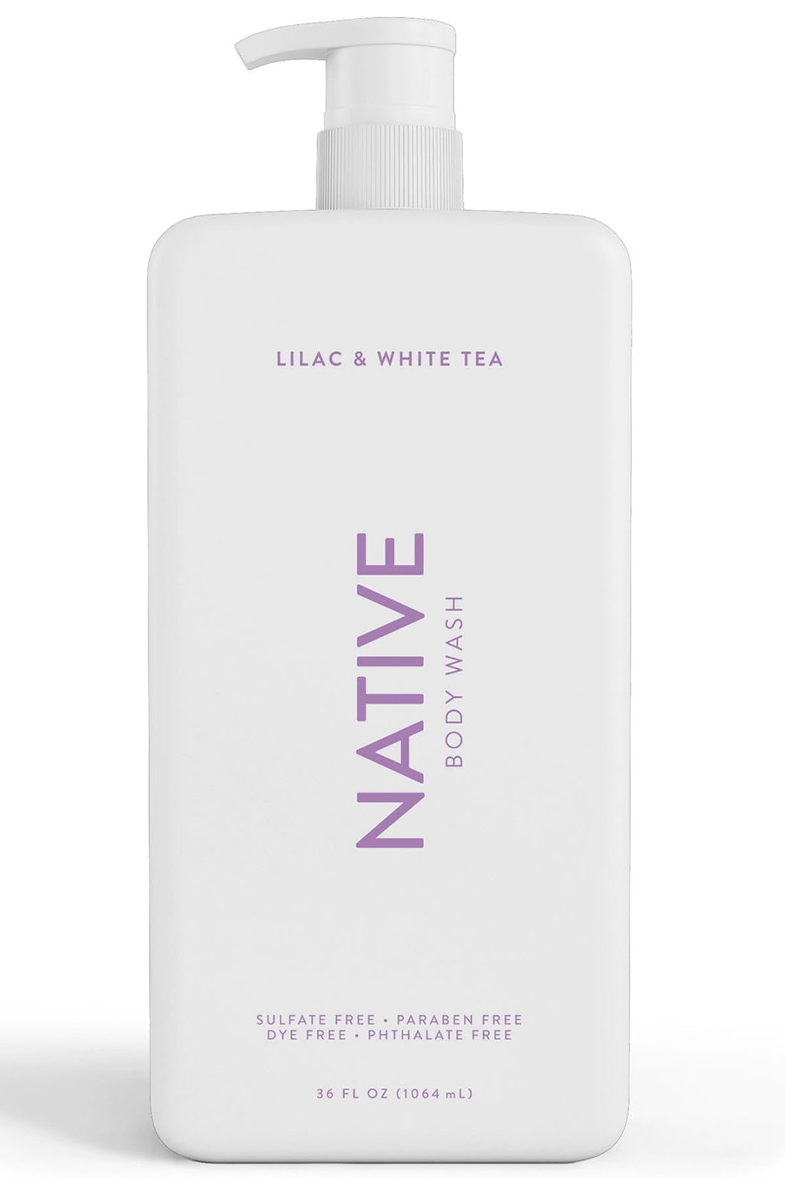 Native Lilac & White Tea Body Wash Pump - Lilac & white tea Scent - 36 fl oz