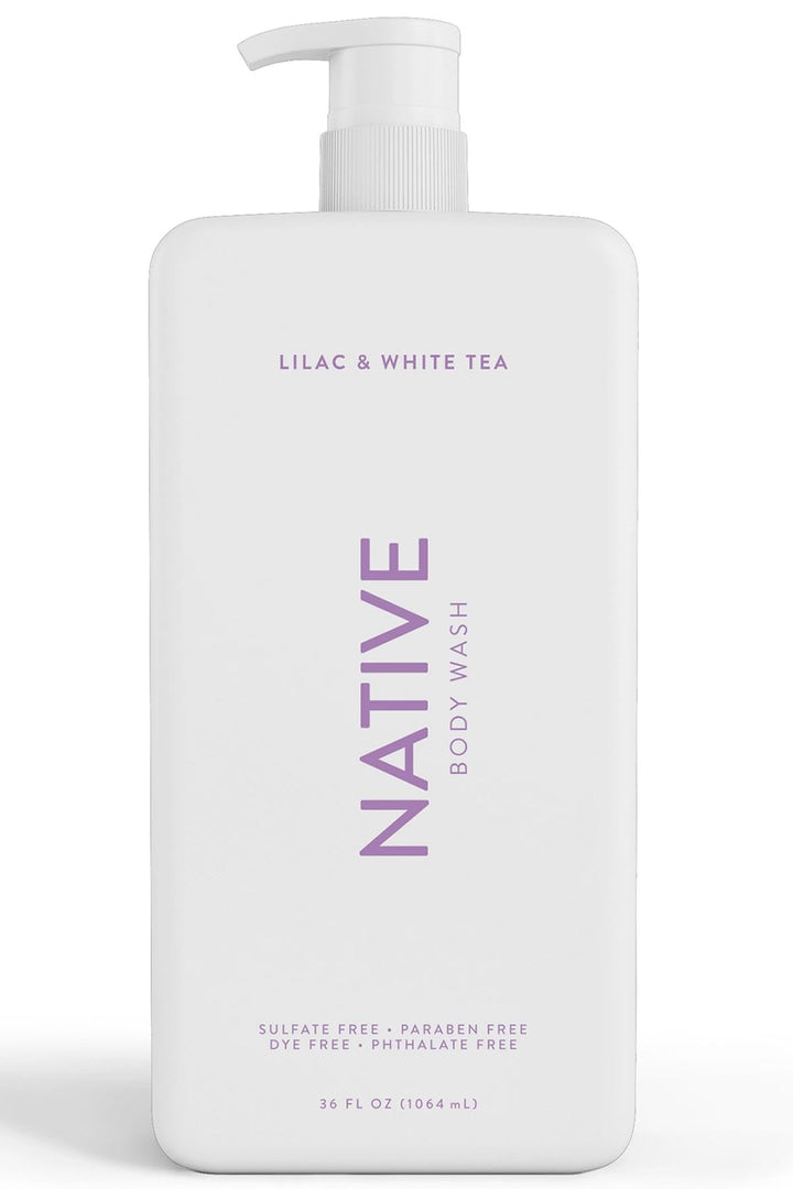 Native Lilac & White Tea Body Wash Pump - Lilac & white tea Scent - 36 fl oz