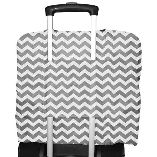 J.L. Childress Go-Go Travel Bag for Backless Booster Seats and Compact Strollers - Fits gb Pockit and BabyZen Yoyo - Booster Seat Travel Bag - Chevron