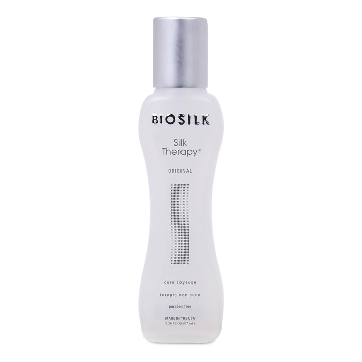 BioSilk Silk Therapy Original, Reconstructing Treatment For Adding Shine & Helping Prevent Split Ends, Sulfate, Paraben, & Cruelty-Free, 2.26 Oz