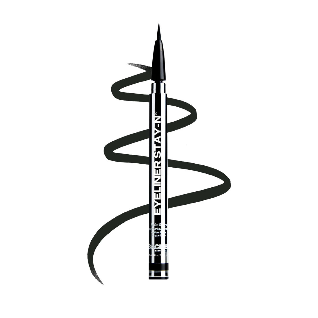 Sacheu Liquid Eyeliner STAY-N Long Wear Waterproof Eyeliner Pen with Ultra-Precise 360° Flexible Tip — Smudge-Proof Vegan & Cruelty-Free Eye Makeup, Eye’m Sharp