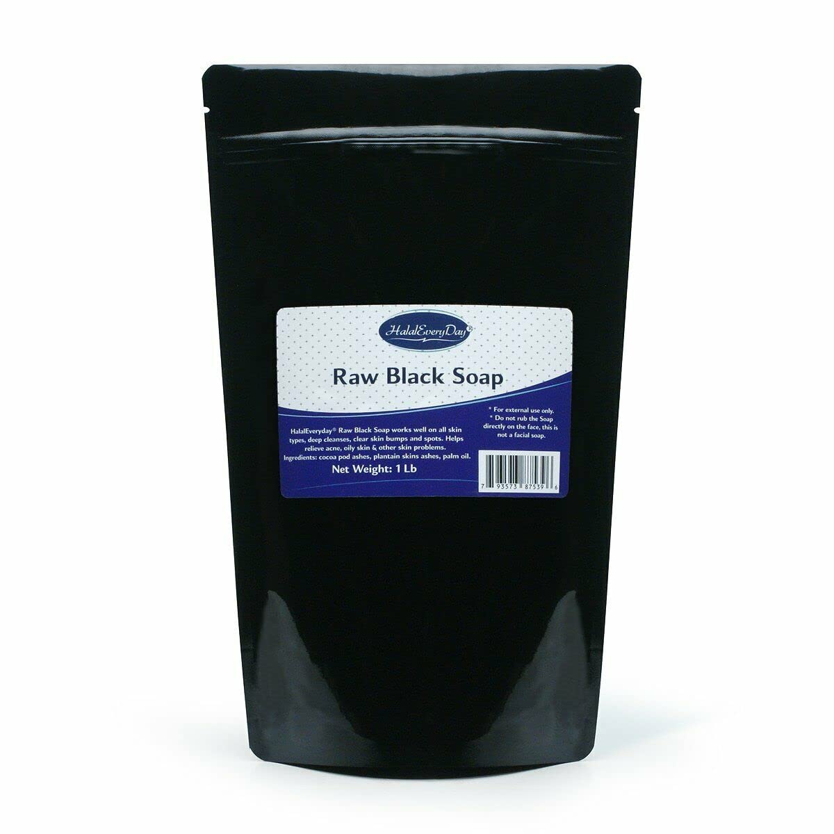 Raw Black Soap from Ghana - 1 Lb by HalalEveryday