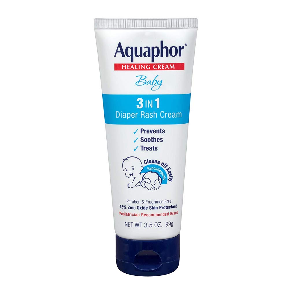 Aquaphor Diaper Rsh CRM H Size 3.5z Aquaphor Diaper Rash Cream Healing 3.5z