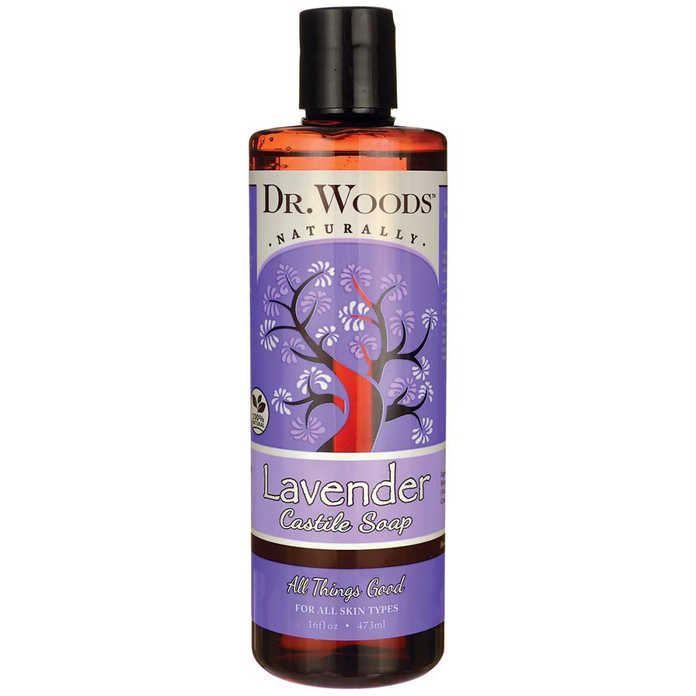 Dr. Woods Pure Lavender Castile Soap, 16 Ounce