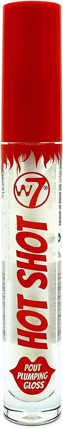 W7 | Hot Shot | Clear Lip Plumping Gloss | Vegan-Friendly Formula infused with HotFluxÃ‚® | Instant Lip Plump | Cruelty Free, Vegan Makeup For Women by W7 Cosmetics
