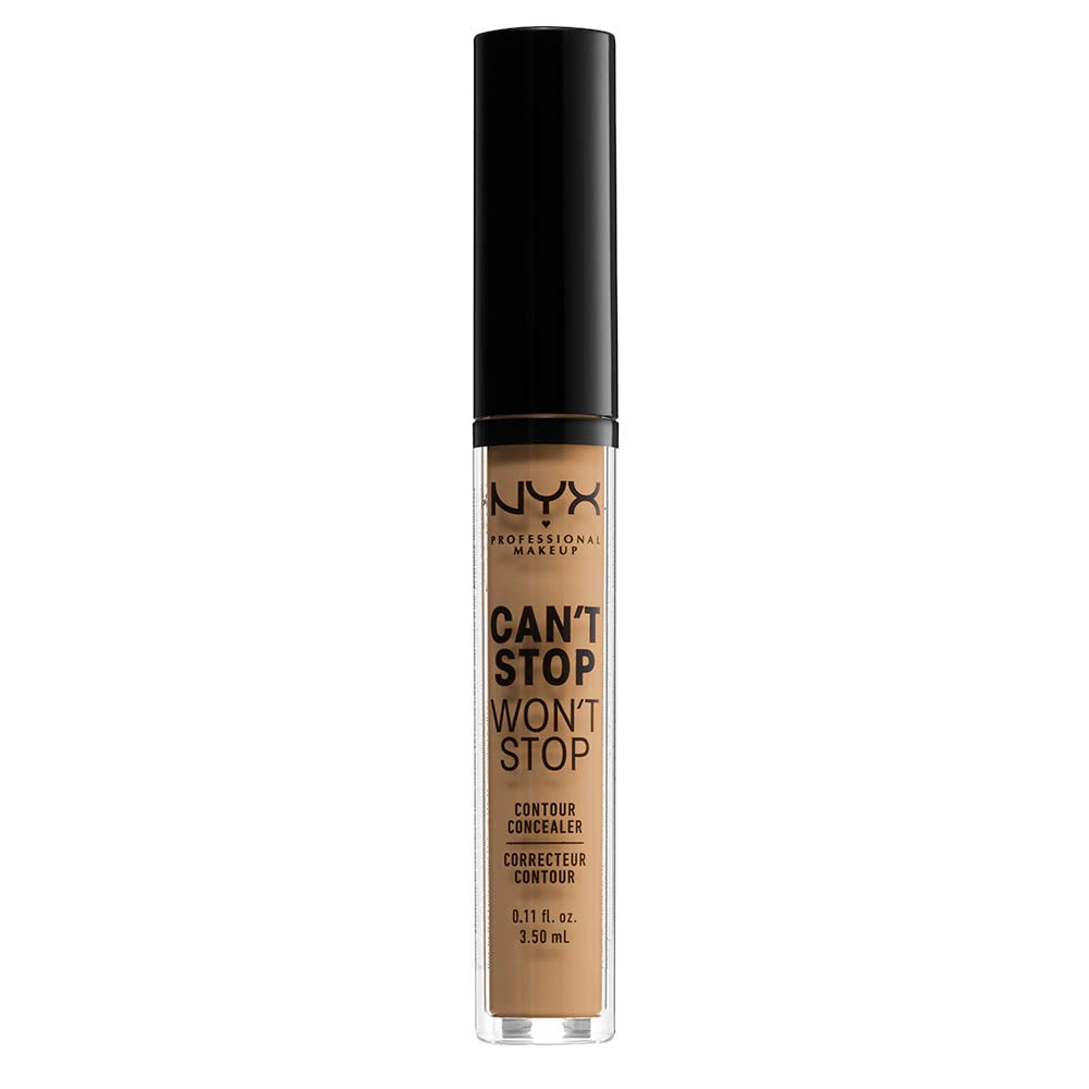 NYX PROFESSIONAL MAKEUP Can't Stop Won't Stop Contour Concealer, Golden, 0.11 Ounce